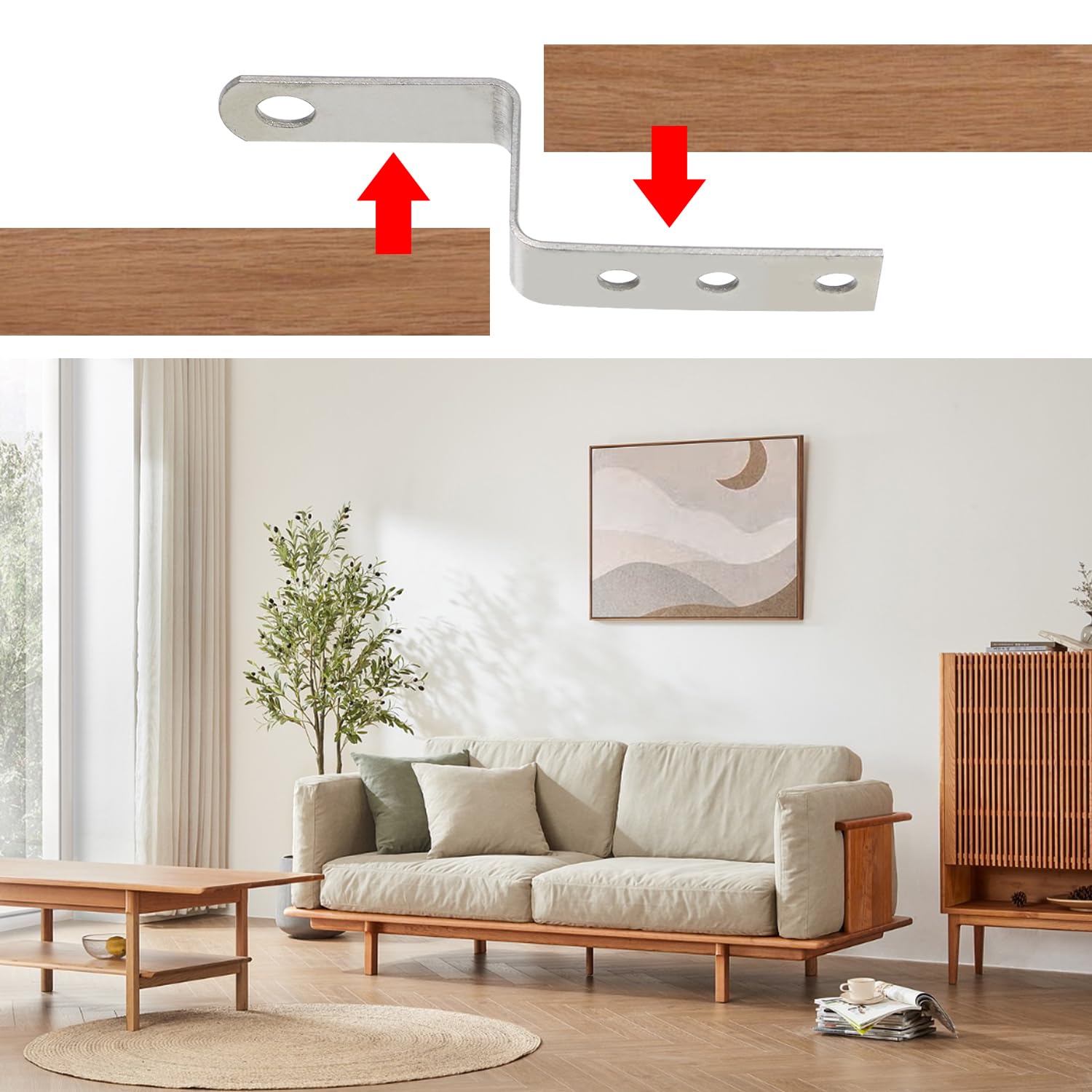 Amazon.com: Geesatis 15PCS Right Angle Z Shaped Corner Bracket